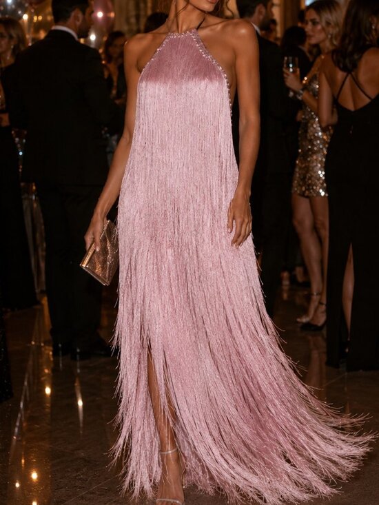 Dresses & Skirts - Baby Pink Sexy Womens A Line Dress